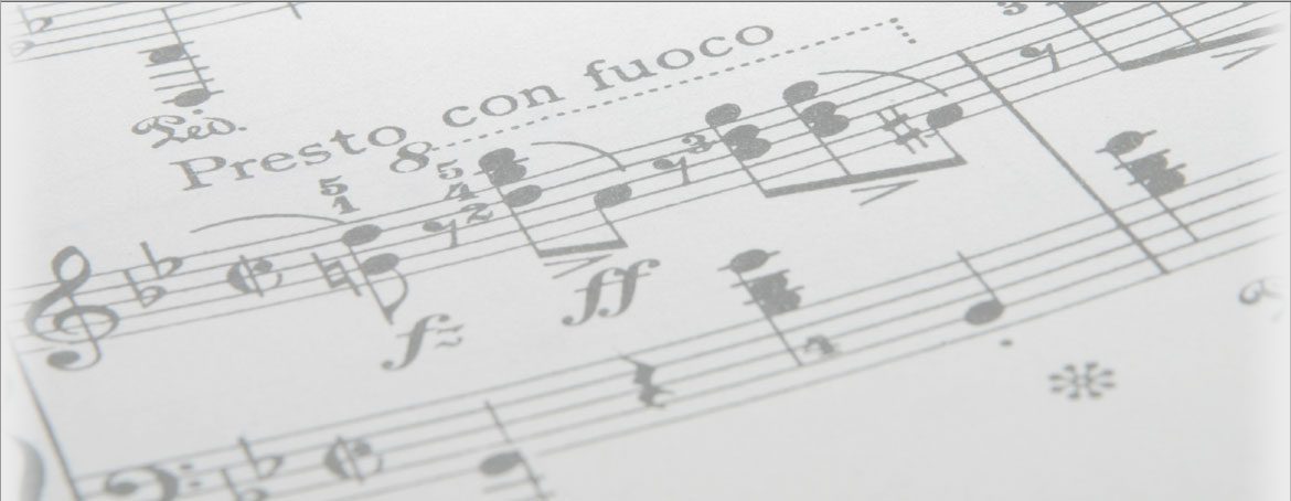 background of sheet music