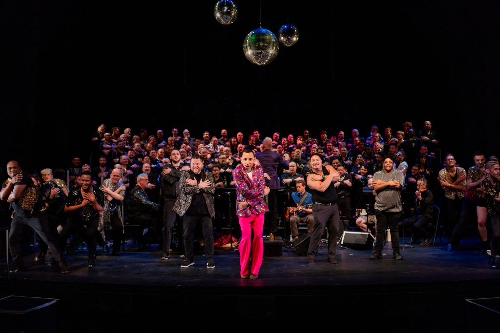 The Philadelphia Gay Men's Chorus, performing