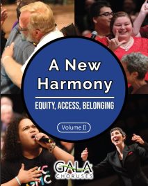 The cover of the New Harmony Volume 2 Workbook, which includes the title of the workbook with the additional text 