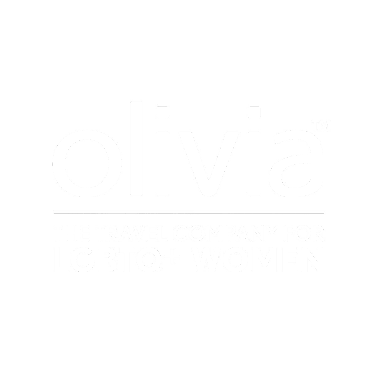 The text "Olivia(TM) the Travel Company for LGBTQ+ Women"