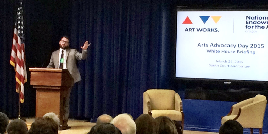 An Art Works presentation on Arts Advocacy Day 2015