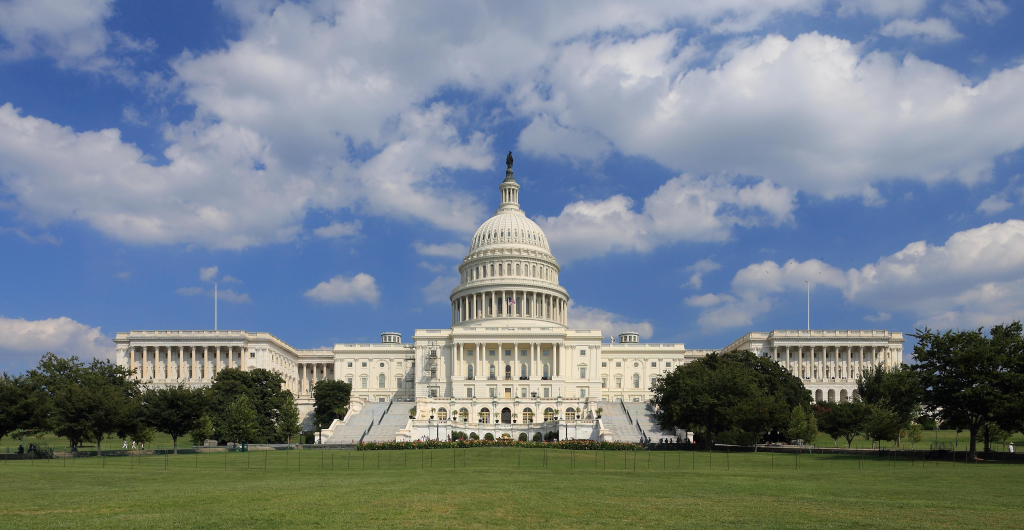 A capitol building