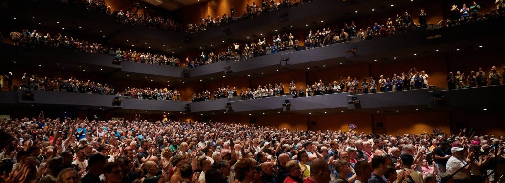 A huge crowd fills Orchestra Hall at Festival 2024 in Minneapolis.