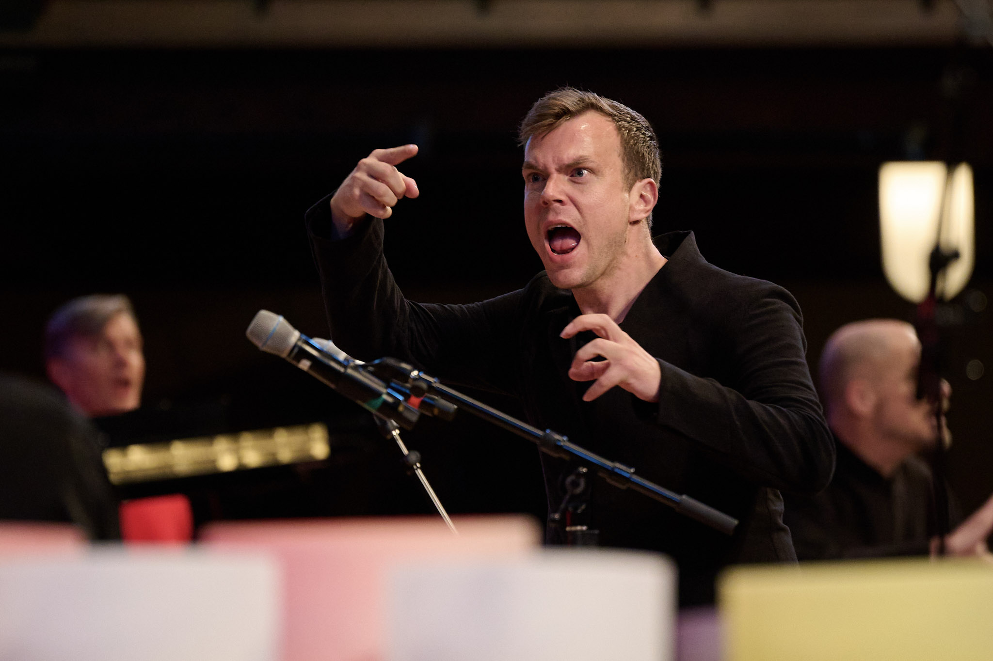 Jacob Stensberg conducts the San Francisco Gay Men's Chorus at Festival 2024.