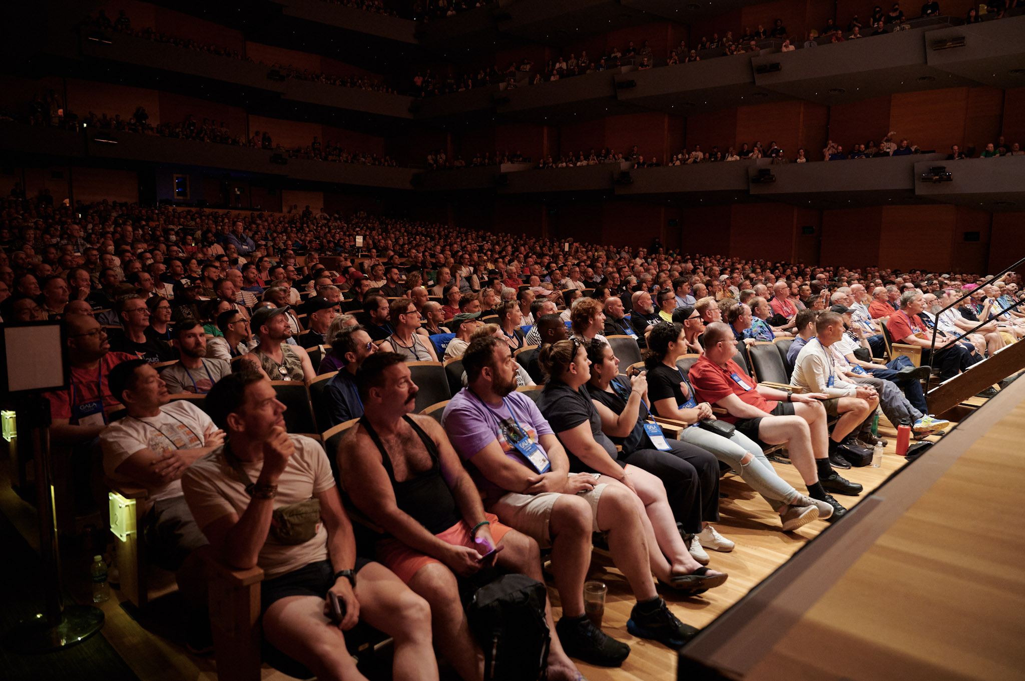 An audience filled with Festival 2024 delegates in Orchestra Hall in Minneapolis