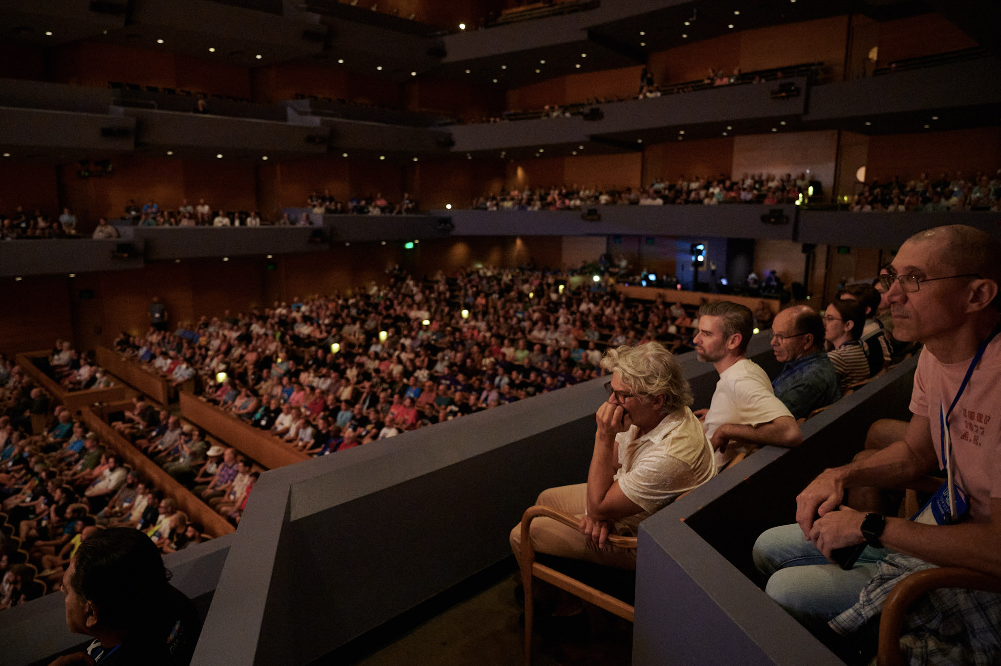 An audience filled with Festival 2024 delegates in Orchestra Hall in Minneapolis