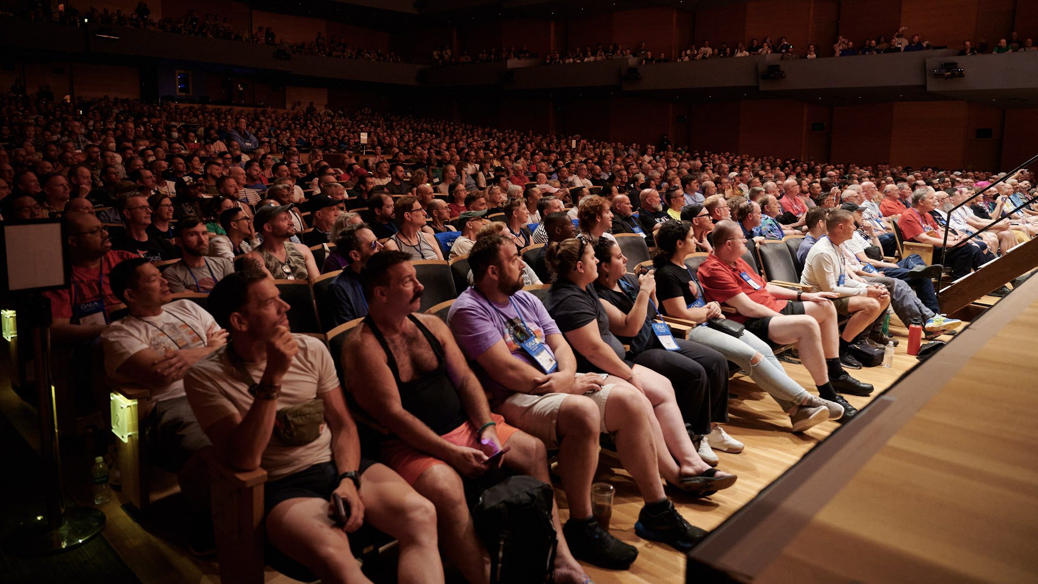 An audience filled with Festival 2024 delegates in Orchestra Hall in Minneapolis